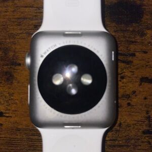 Apple Watch First Gen with White Band